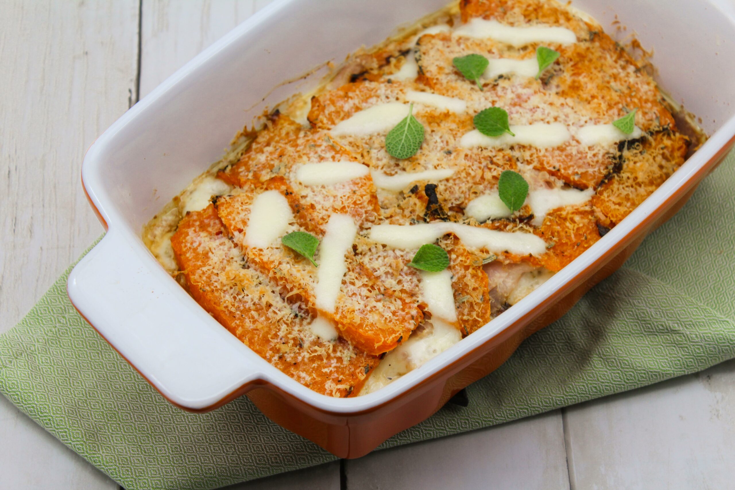 parmigiana bianca di zucca